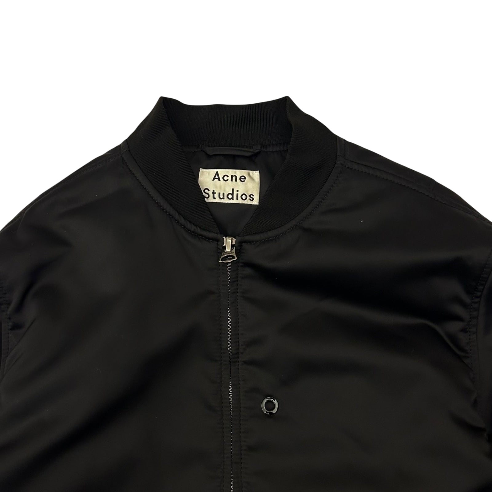 Acne Studios Nylon Matt Bomber Jacket Black (Fits M)