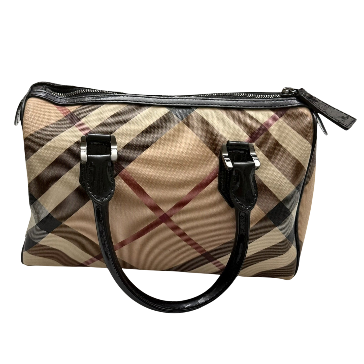 Burberry Nova Check PVC Chester Boston Bag