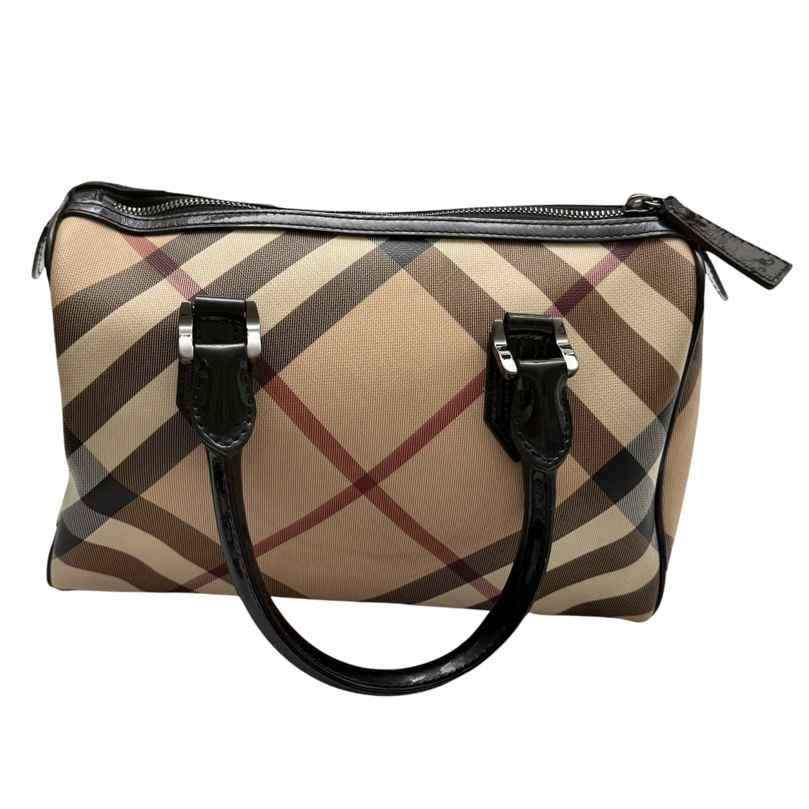 Burberry Nova Check PVC Chester Boston Bag