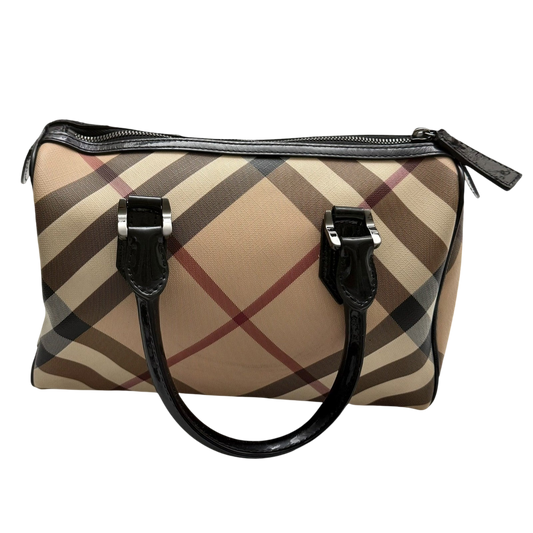 Burberry Nova Check PVC Chester Boston Bag