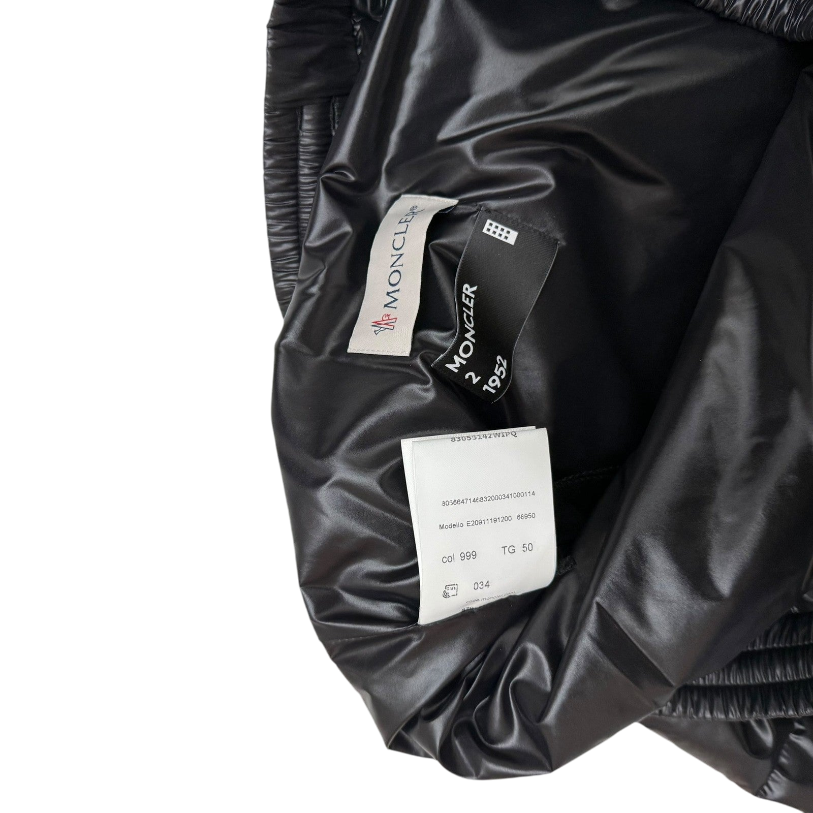 Moncler Genius 1952 Padded Down Pants Black (Size L)