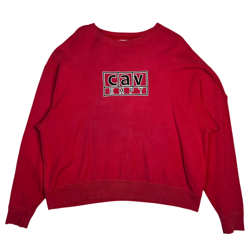 Cav Empt Box Logo Crewneck Sweatshirt (Fits L/XL)