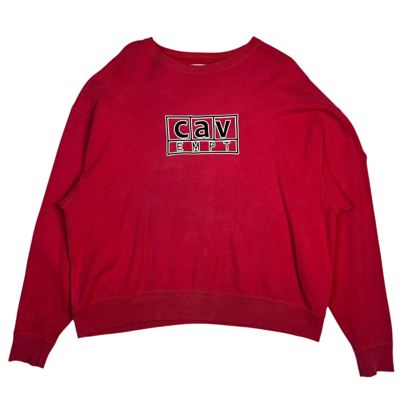 Cav Empt Box Logo Crewneck Sweatshirt (Fits L/XL)