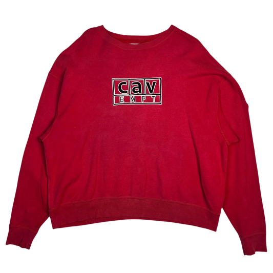 Cav Empt Box Logo Crewneck Sweatshirt (Fits L/XL)