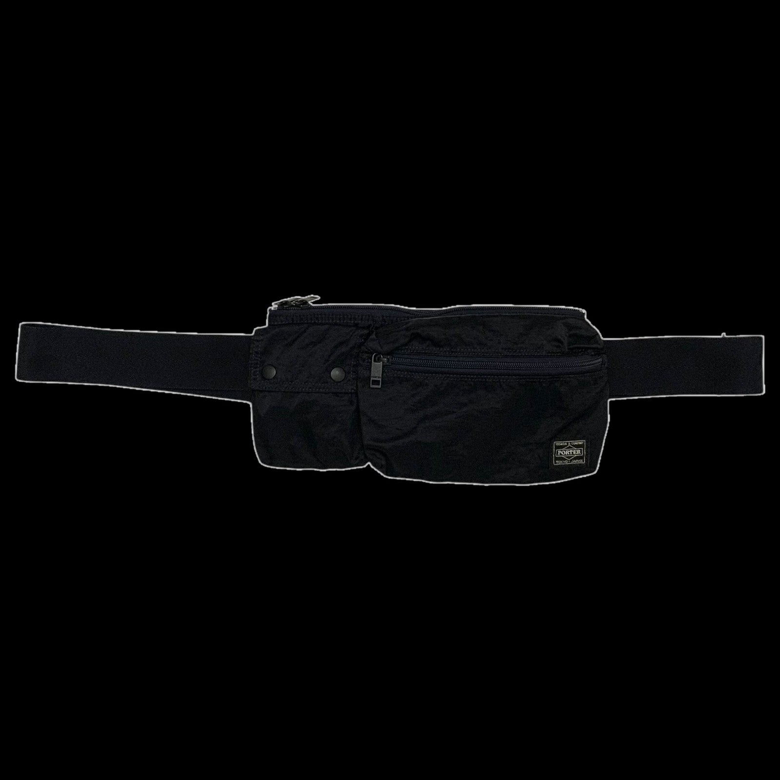 Porter Nylon Waist Bag Navy