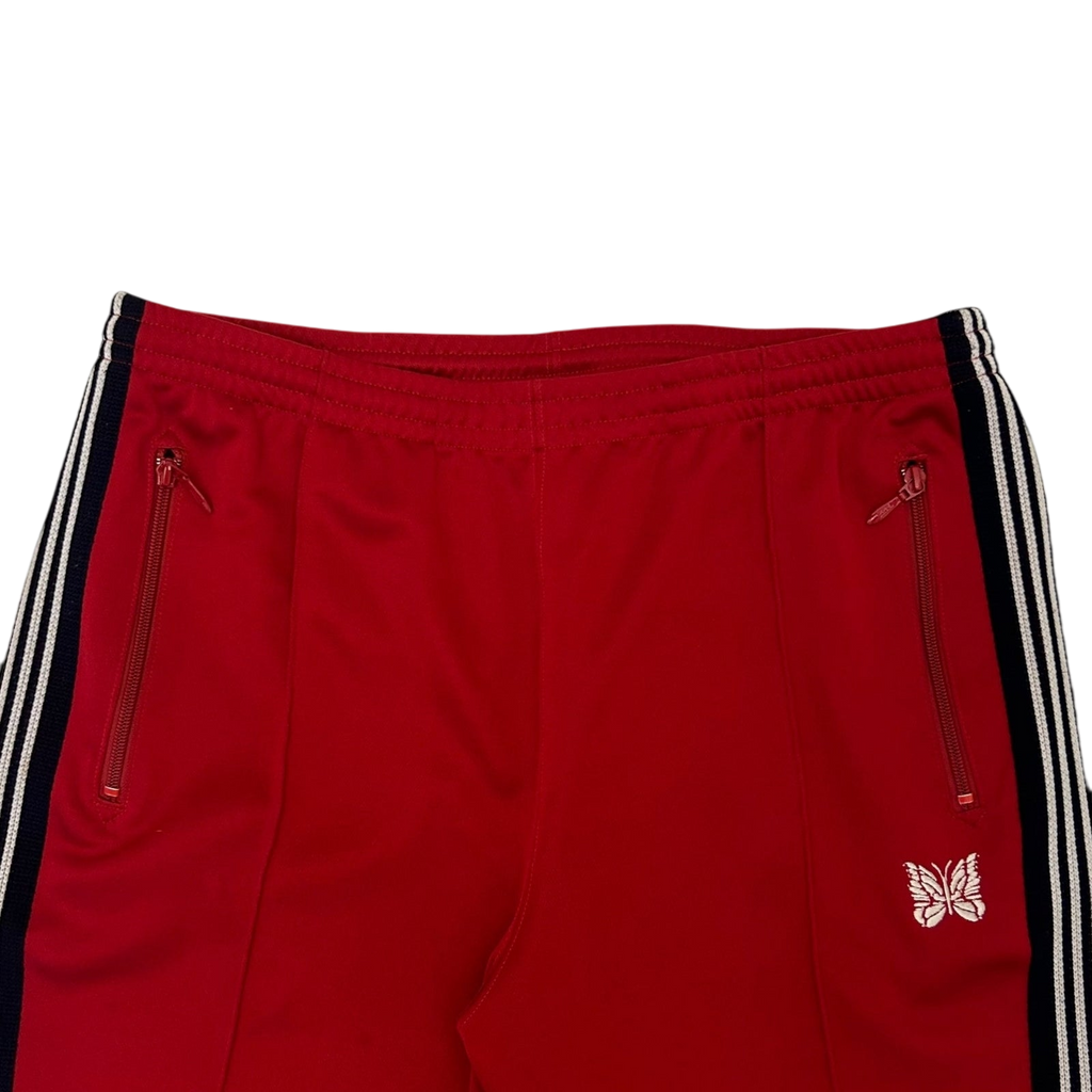 Needles Poly Smooth Track Pants Red/Black (Size L)