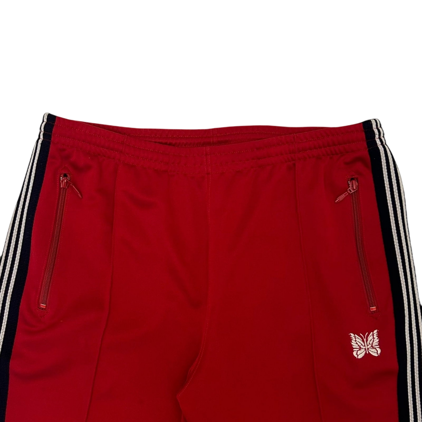 Needles Poly Smooth Track Pants Red/Black (Size L)