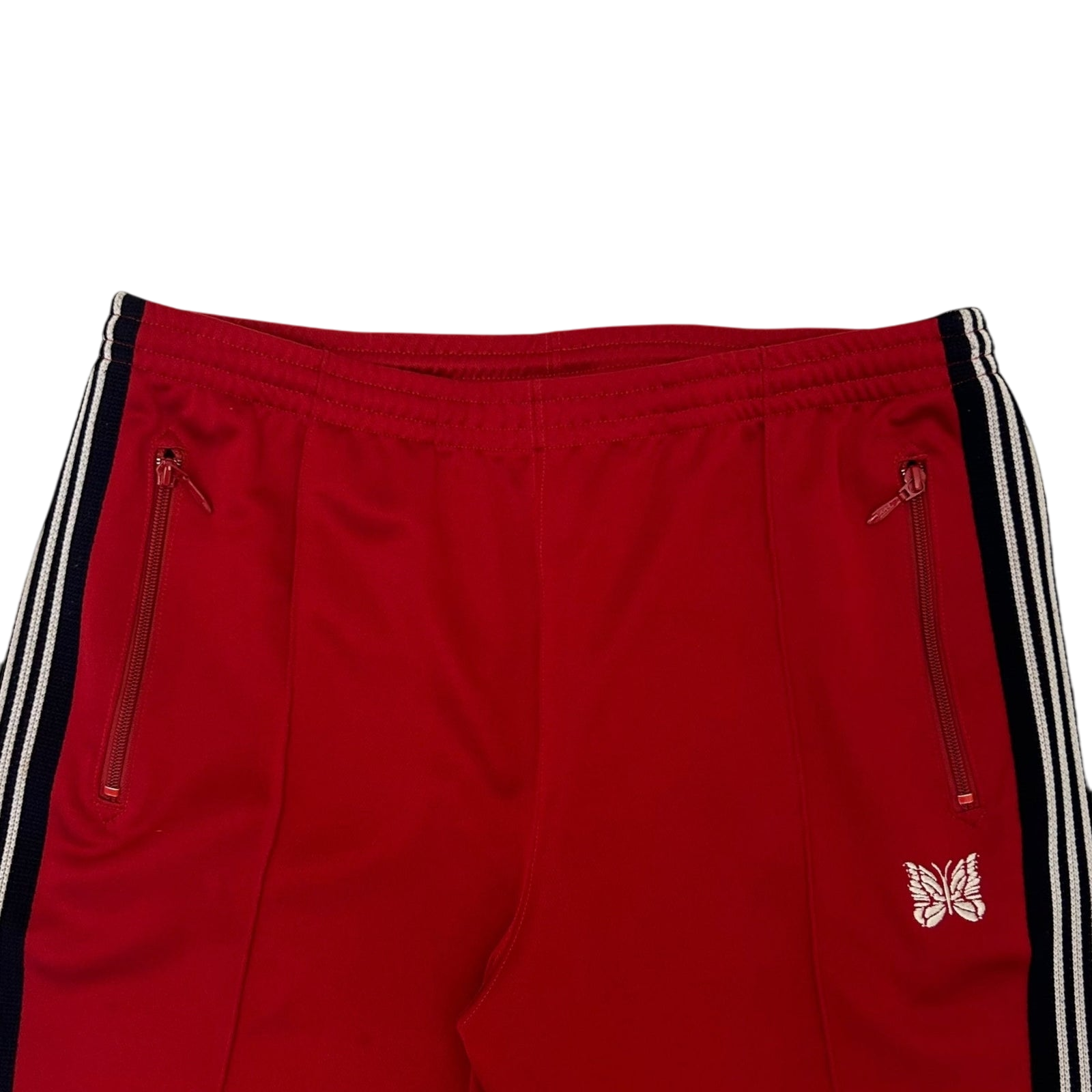 Needles Poly Smooth Track Pants Red/Black (Size L)