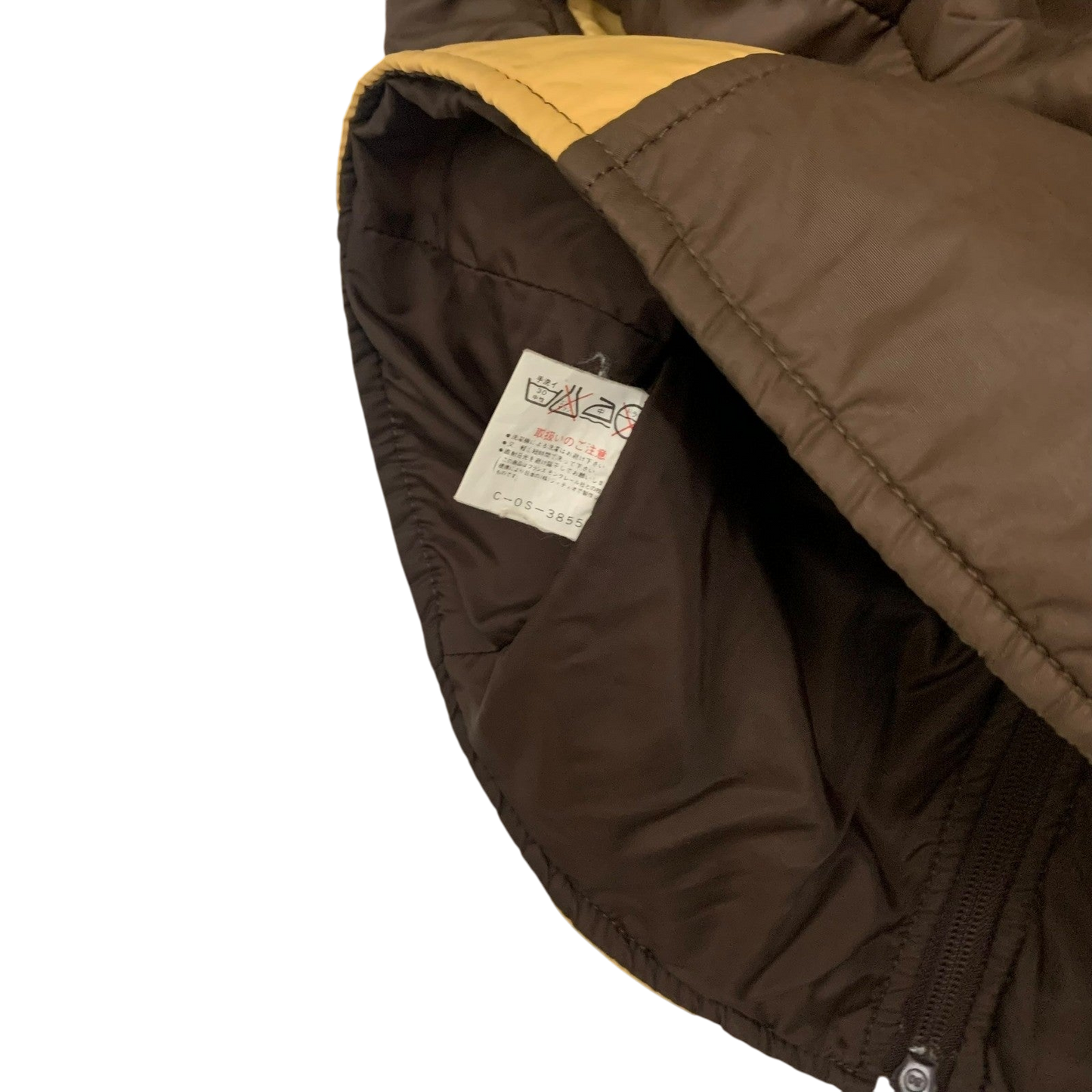 Moncler Vintage Ski Wear Jacket Brown / Yellow (Size L Womens)