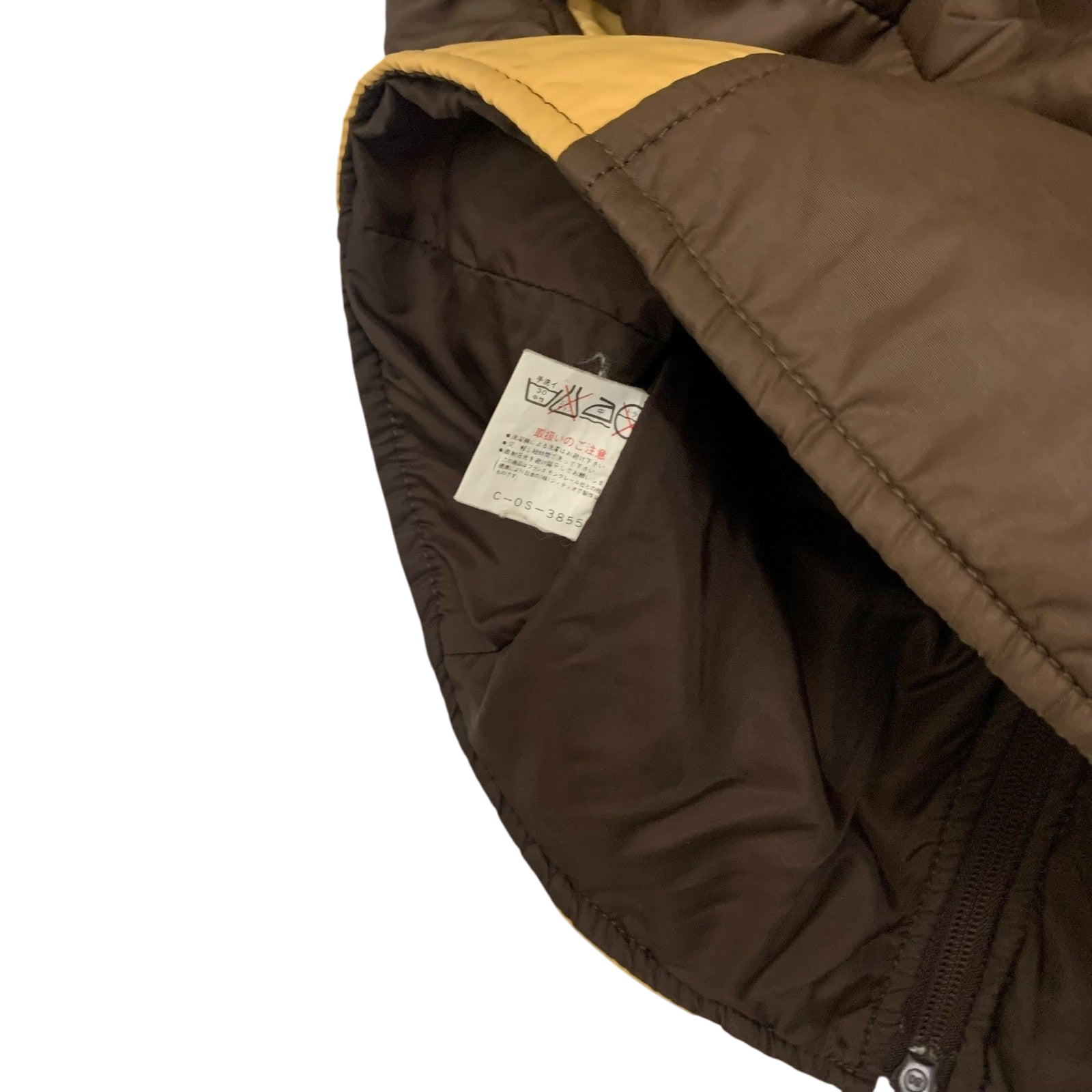 Moncler Vintage Ski Wear Jacket Brown / Yellow (Size L Womens)