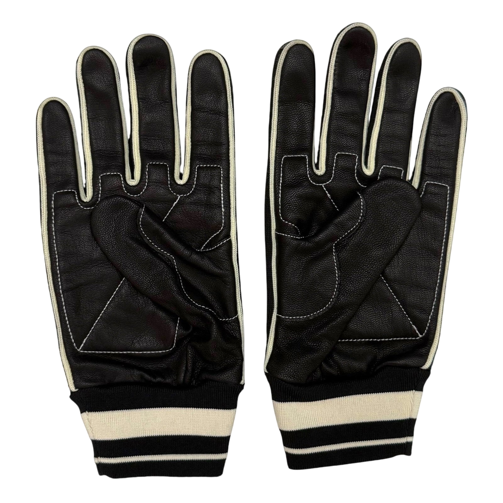 Stussy Leather Biker Gloves (Size L-XL)