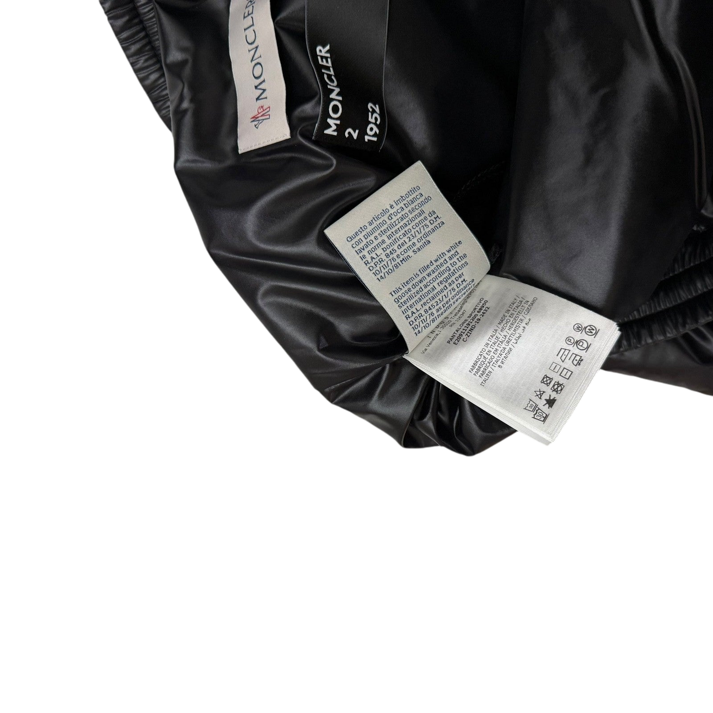 Moncler Genius 1952 Padded Down Pants Black (Size L)