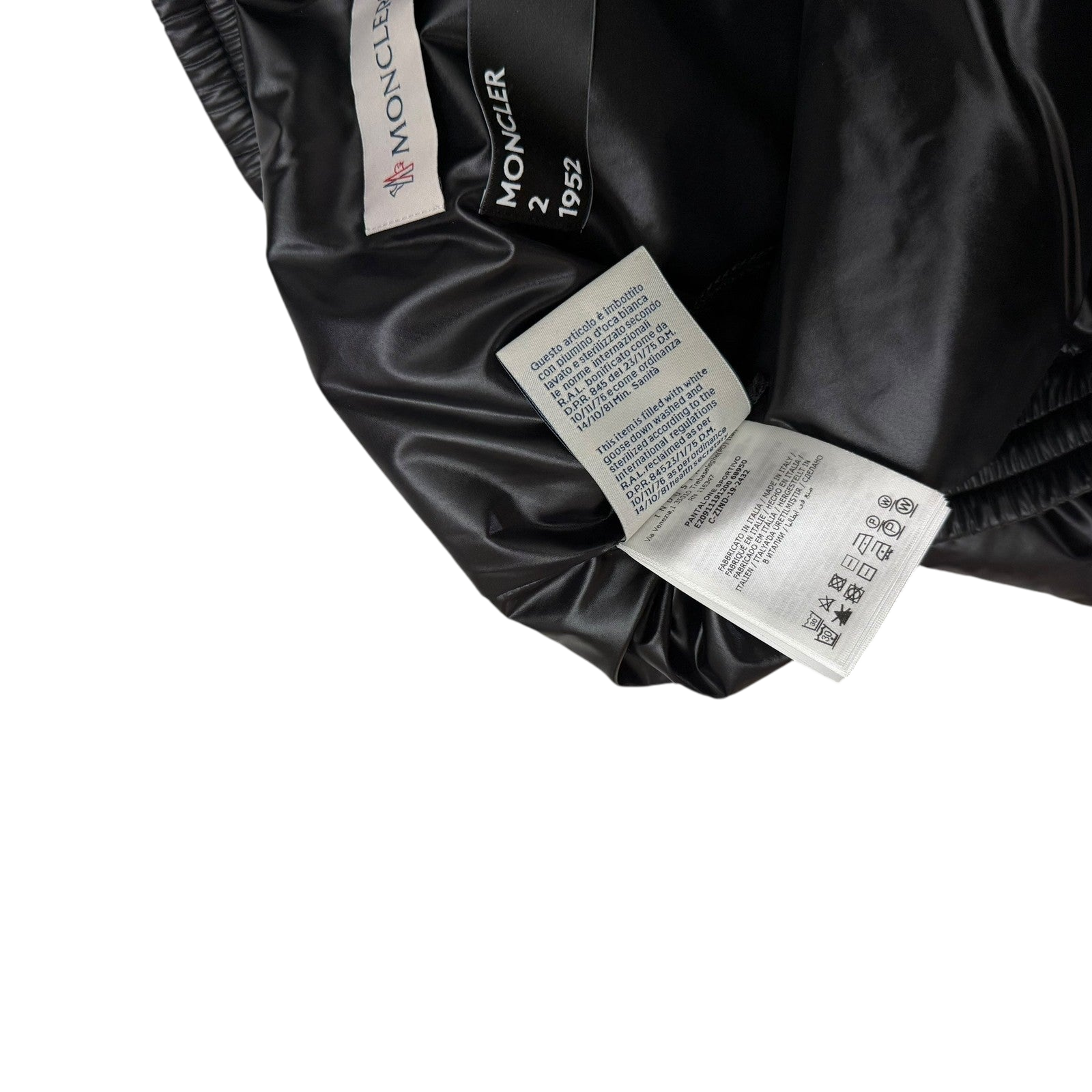 Moncler Genius 1952 Padded Down Pants Black (Size L)