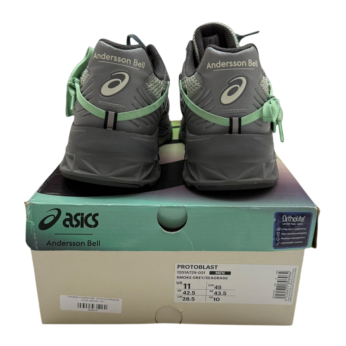ASICS x Andersson Bell HN2-S Protoblast Grey / Green (Size US11/UK10)