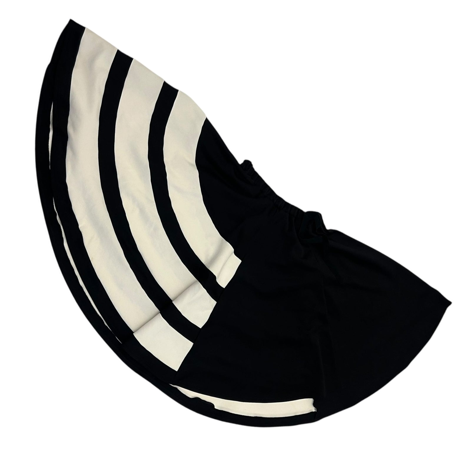 Y-3 Adidas Cotton Oversized Skirt Black/White (Fits M-L)