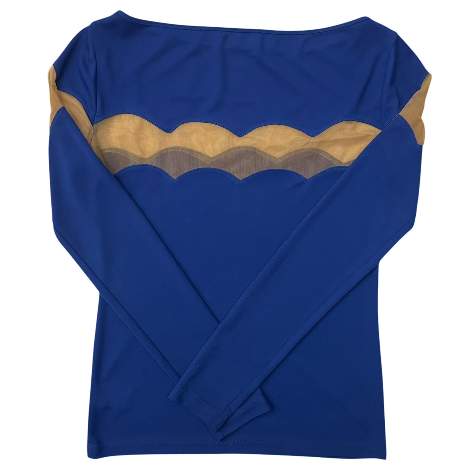 Vintage Galliano Long Sleeve Top Blue (Fits M-L Womens)