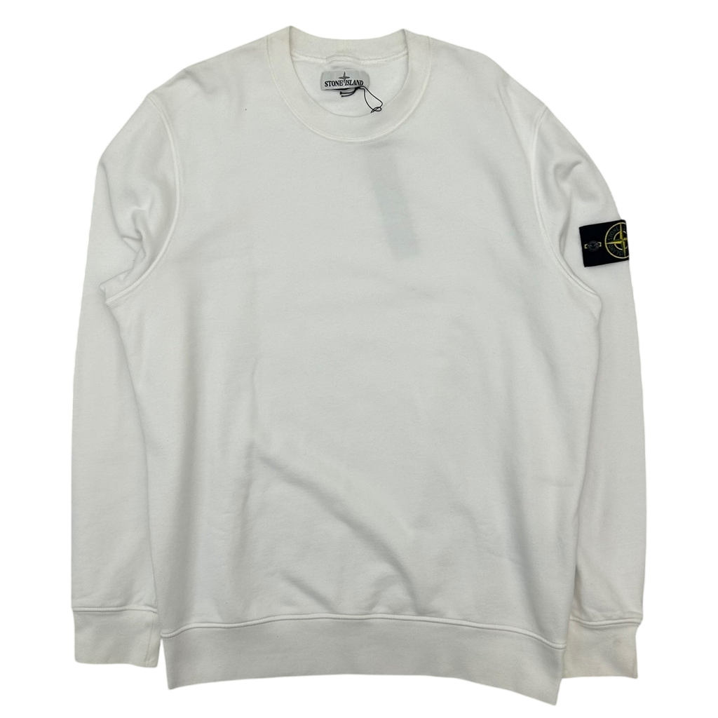 Stone Island Crewneck Sweater White (Fits L/XL)