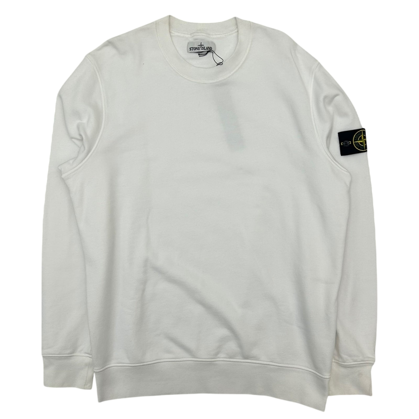 Stone Island Crewneck Sweater White (Fits L/XL)