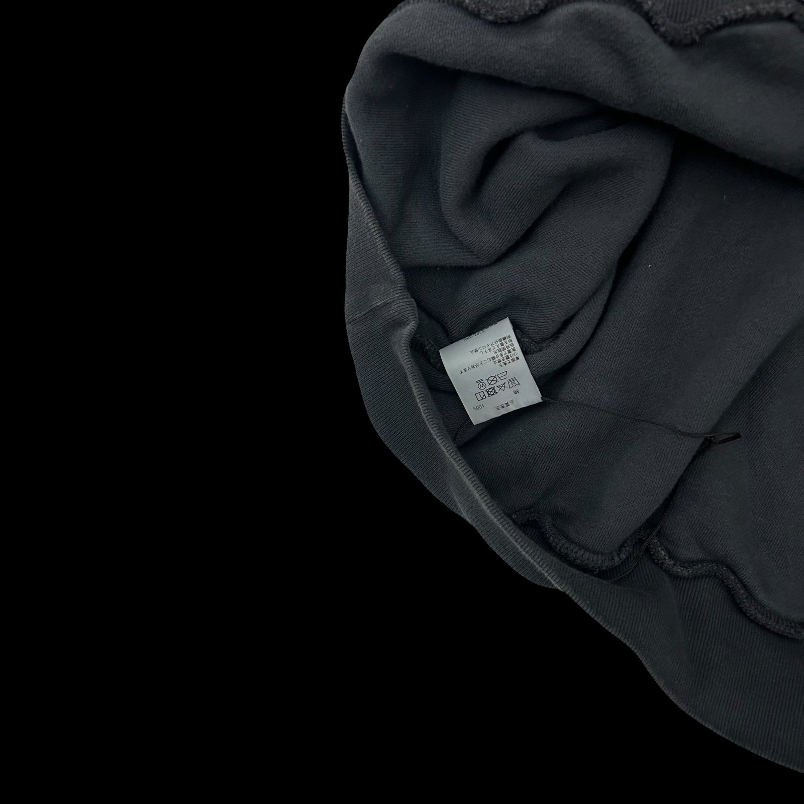 Cav Empt Overdyed Double Fleece Lined Crewneck Charcoal (Fits XL)