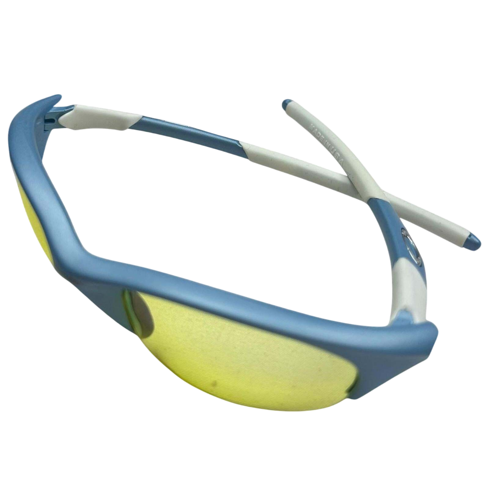 Vintage Oakley Half Jacket 1.0 Blue / White (with yellow lens)