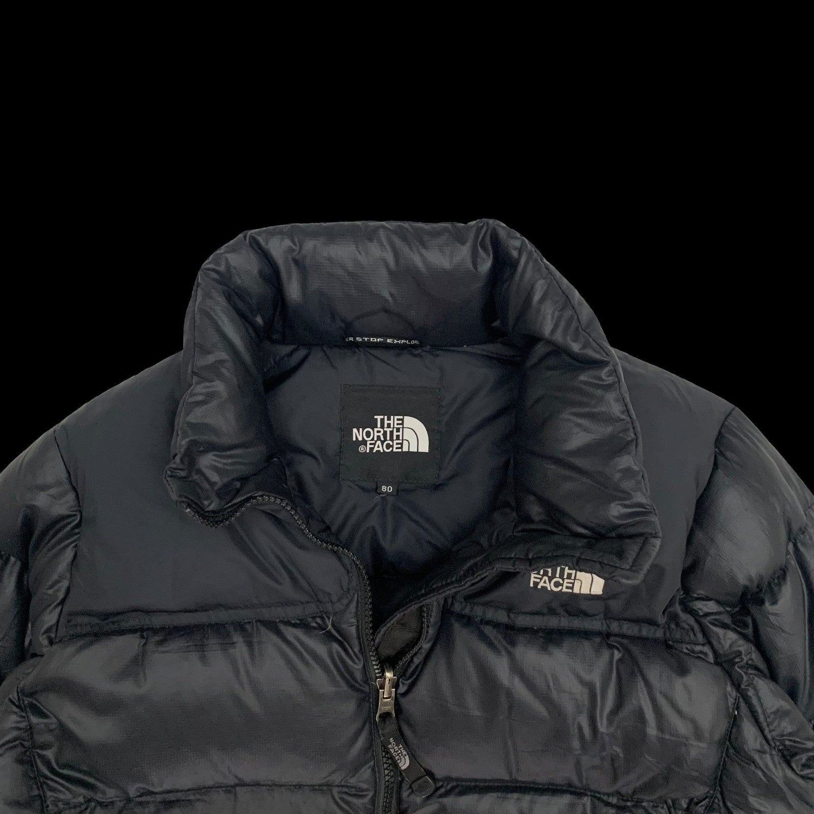 The North Face Womens Nuptse 700 Down Puffer Jacket Black (Size S Womens)