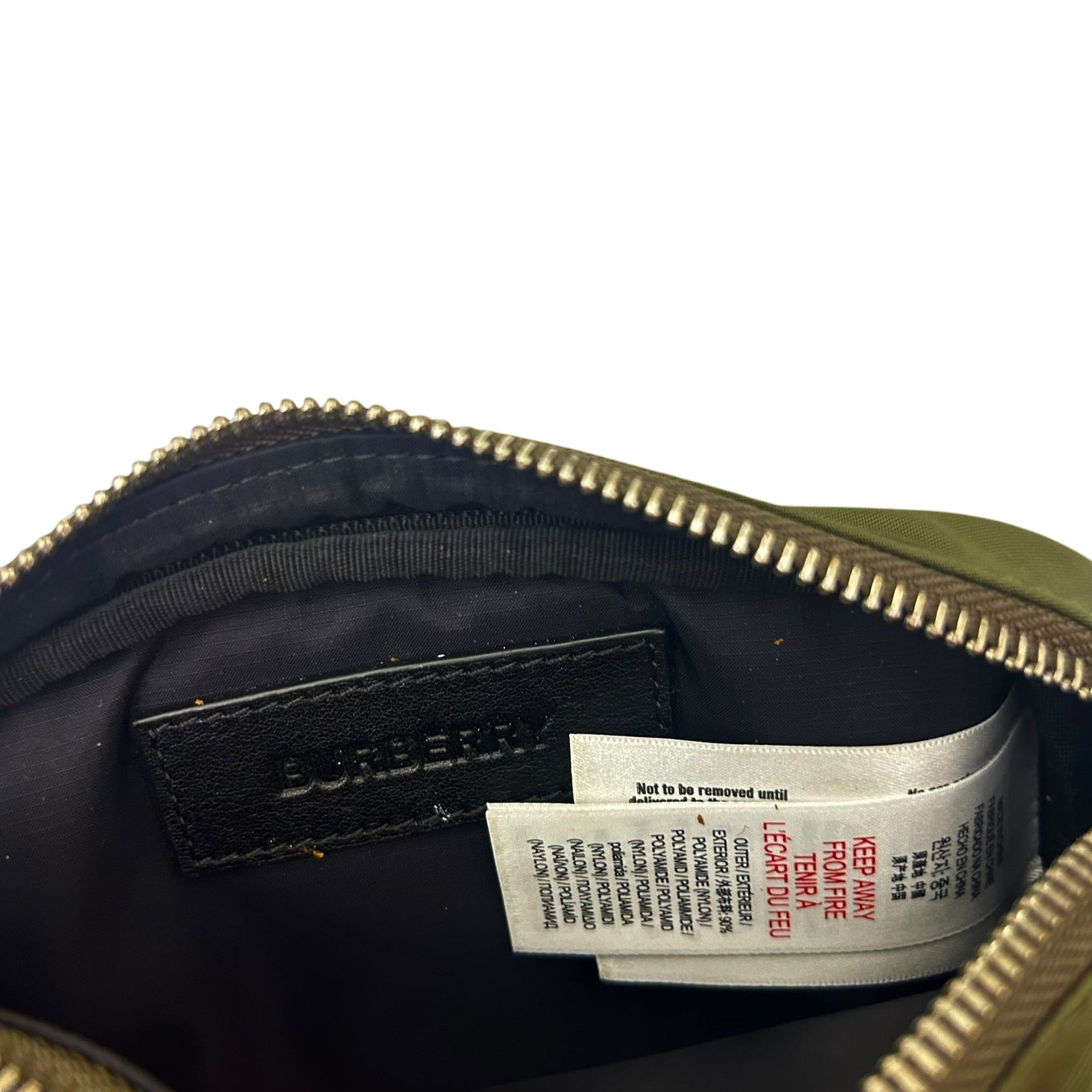 Burberry Nylon Cannon Waist Bag Khaki