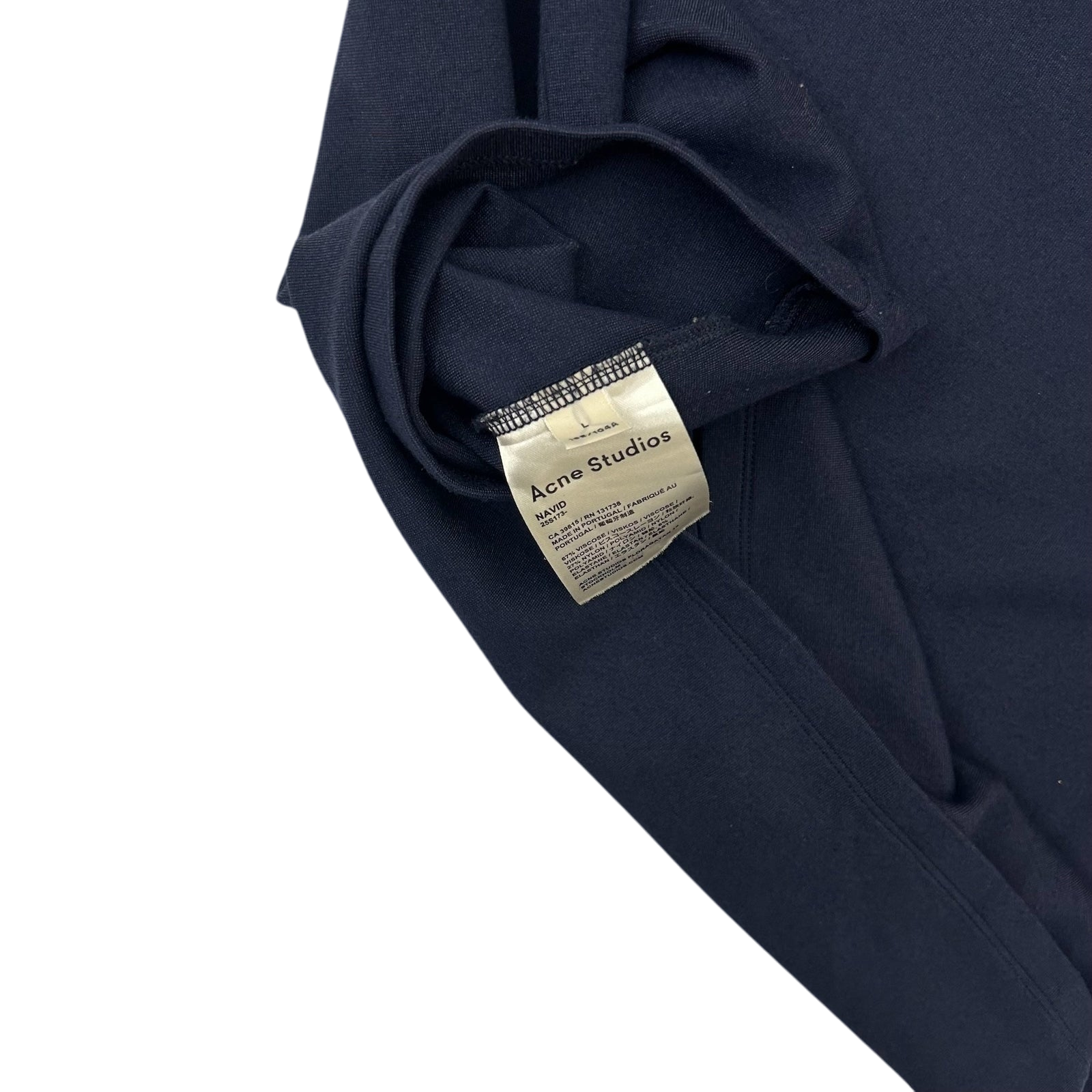 Acne Studios Jacquard Logo T-Shirt Navy (Fits M-L)