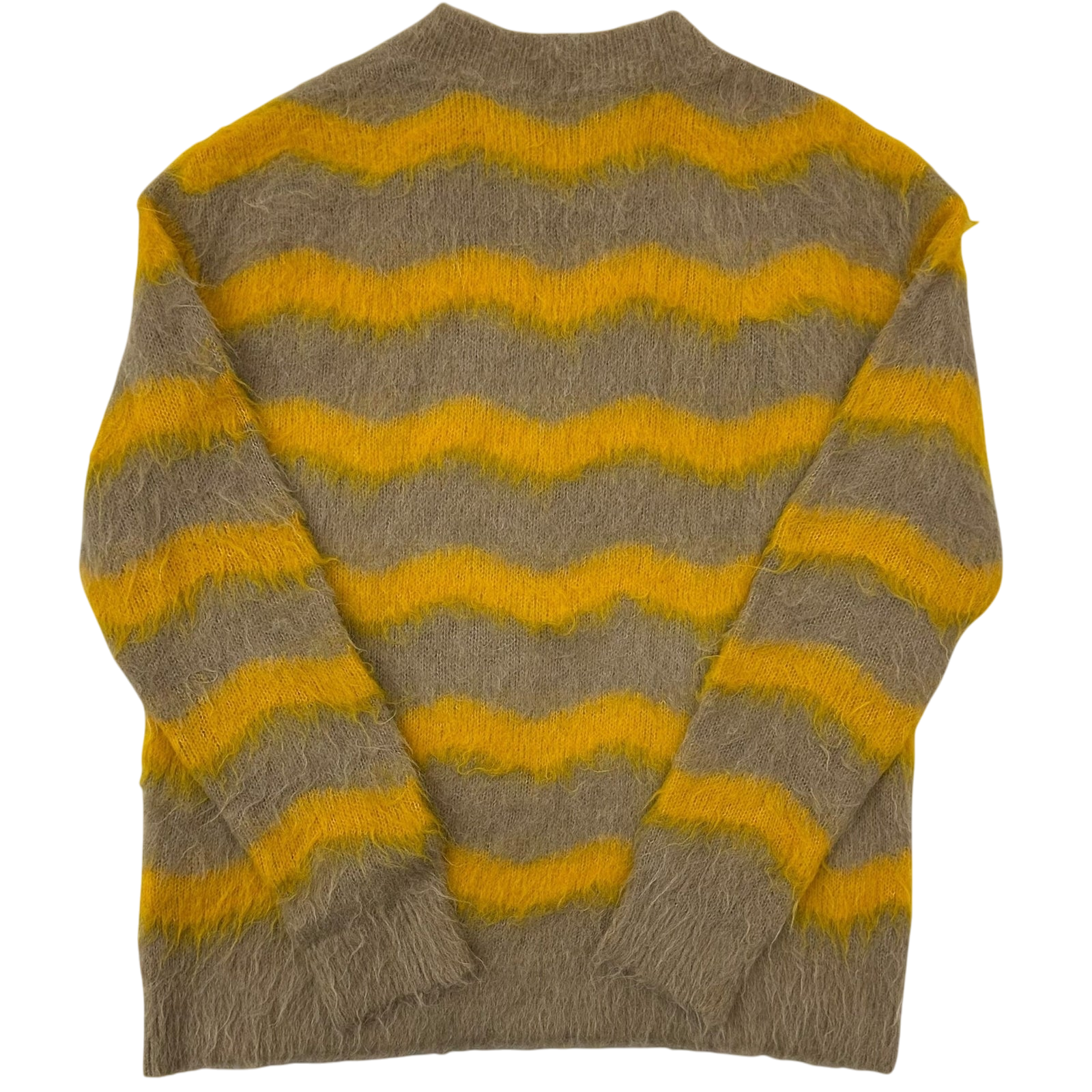 Acne Studios Kristoffer Mohair Striped Sweater Brown / Yellow (Fits M-L)