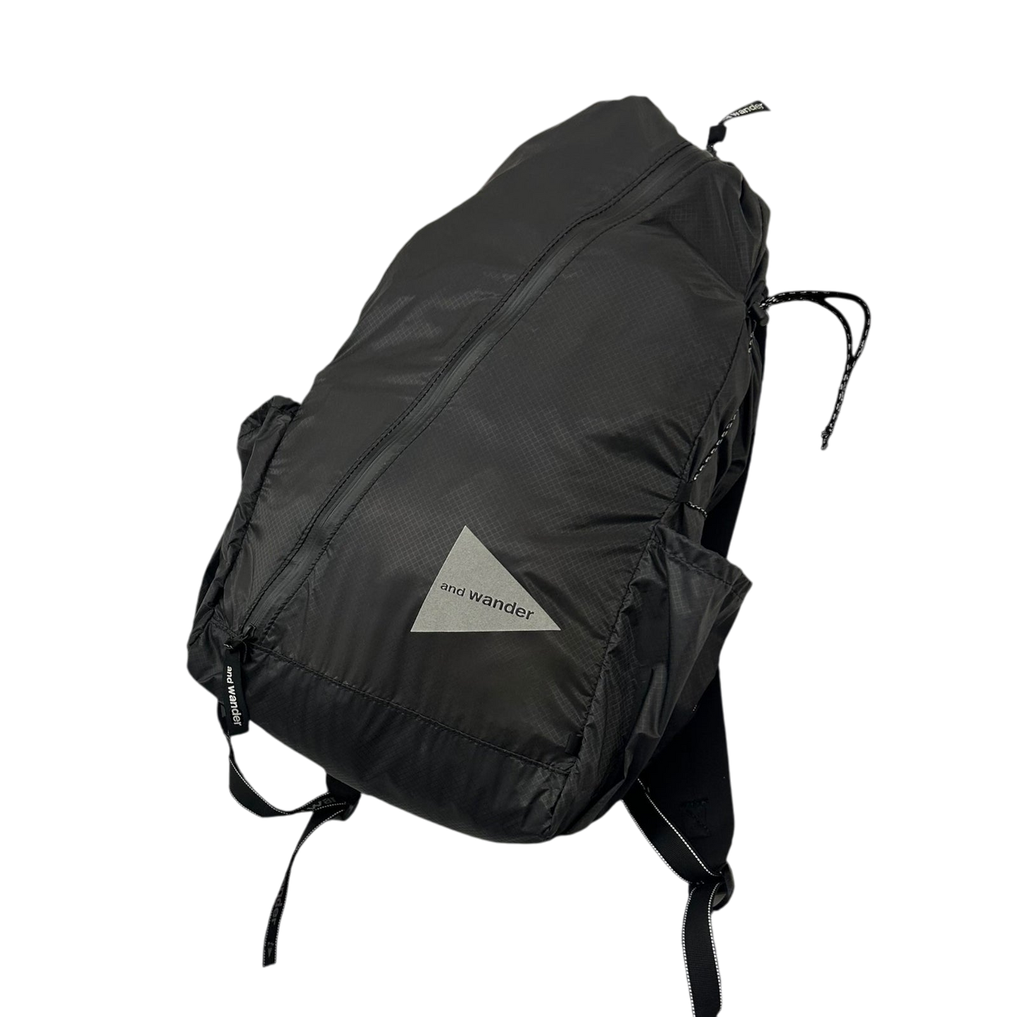 And Wander SIL Diagonal Zip Back Pack Black
