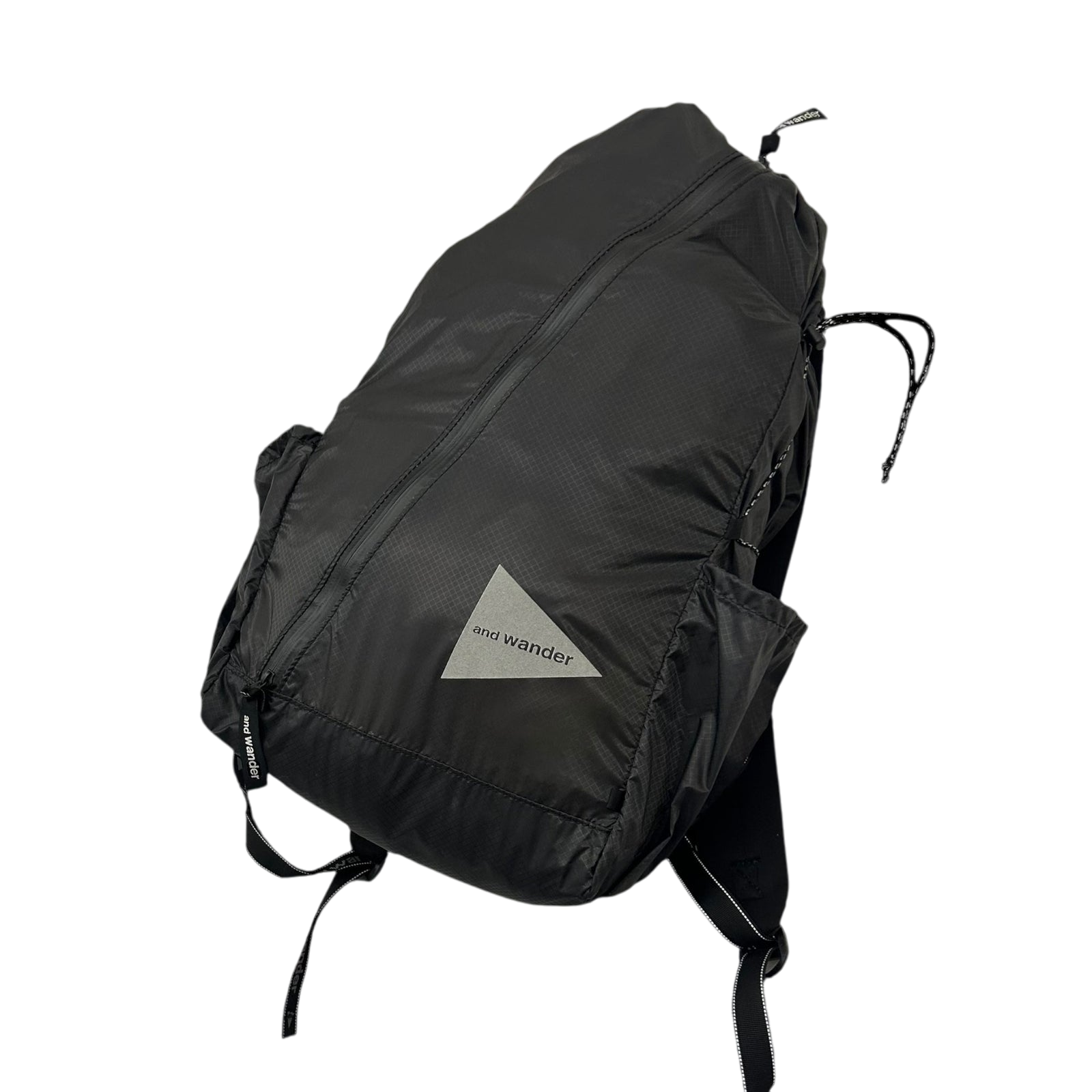 And Wander SIL Diagonal Zip Back Pack Black