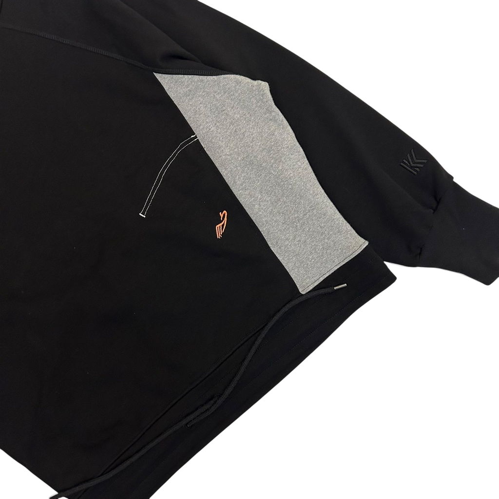 Kiko Kostadinov KK Paneled Sweater Black/Grey (Fits XL)