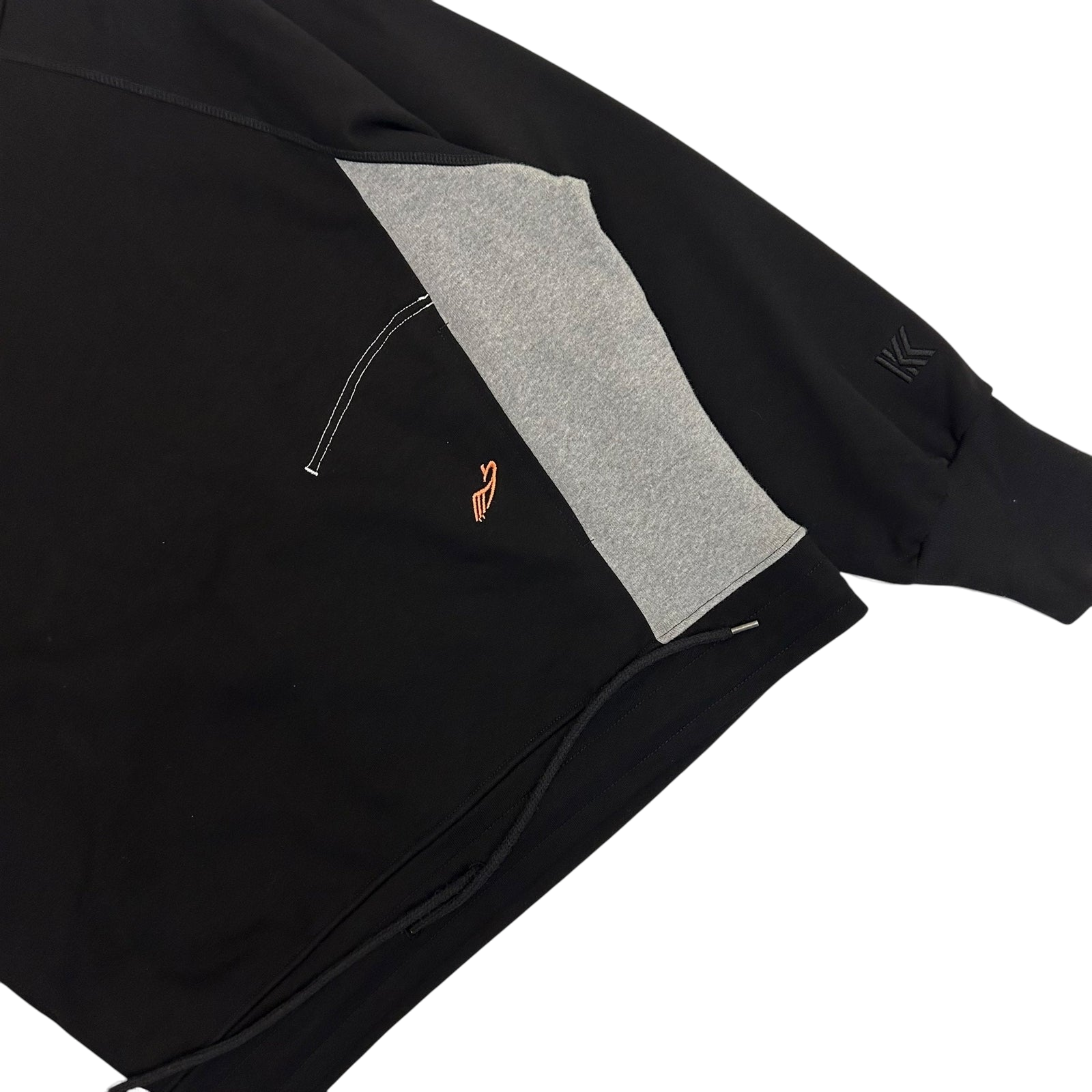 Kiko Kostadinov KK Paneled Sweater Black/Grey (Fits XL)