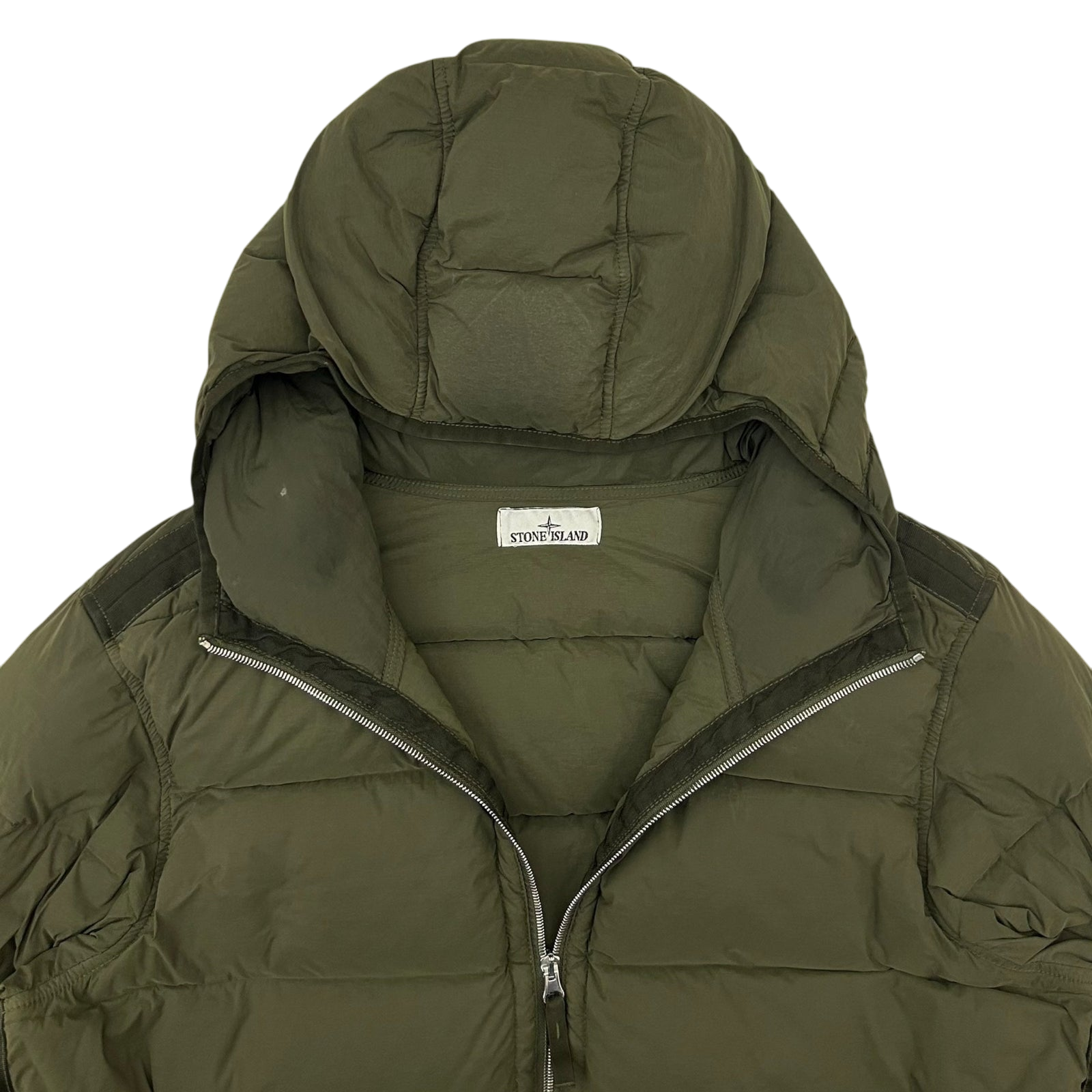 Stone Island Seamless Tunnel Nylon Down-TC Jacket Green (Fits L/XL)