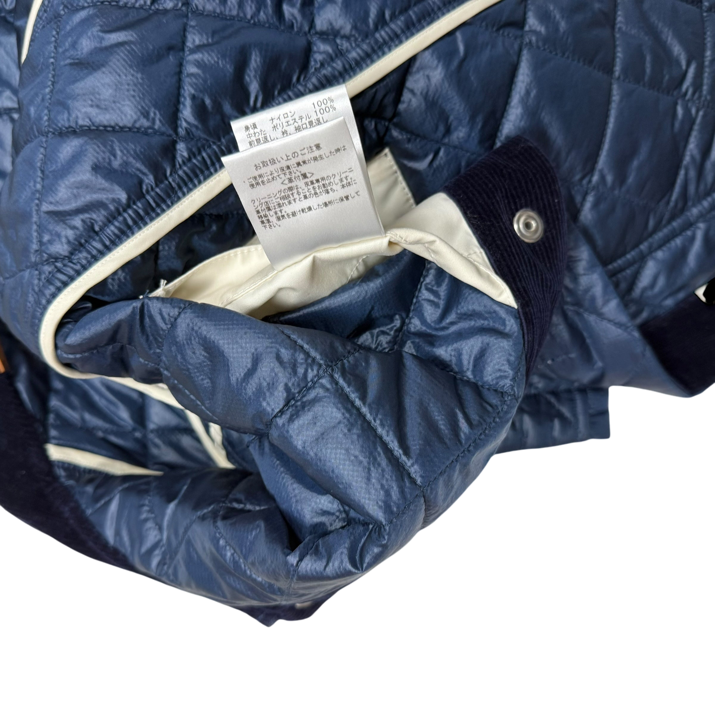 Nanamica Pertex Riding Quilt Jacket Marine Navy (Size M)