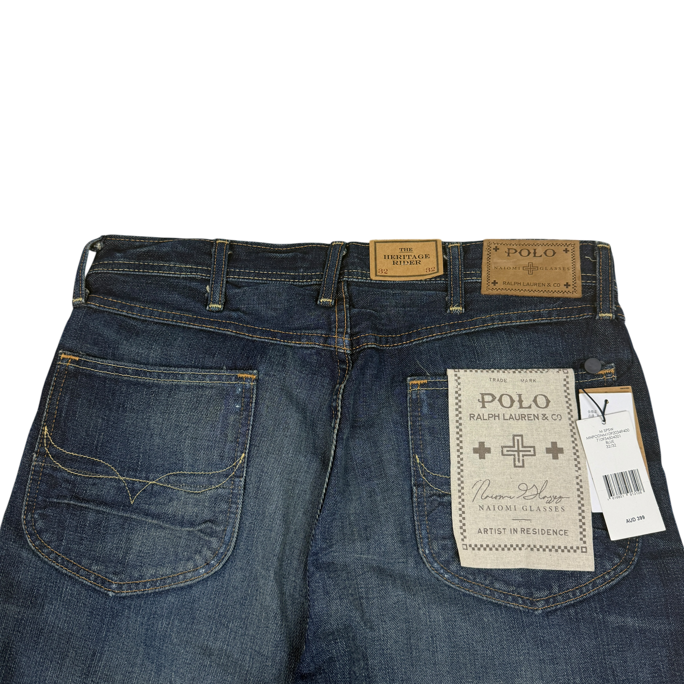 Polo Ralph Lauren x Naiomi Glasses Heritage Rider Jeans (Size 32 & 33)