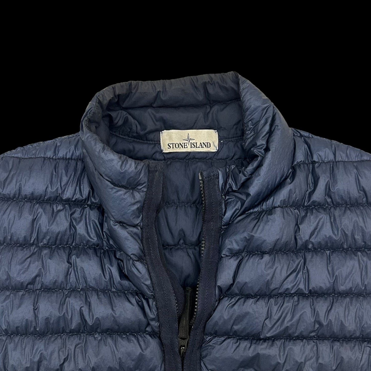 Stone Island Garment Dyed Down Gilet Navy (Fits S/M)