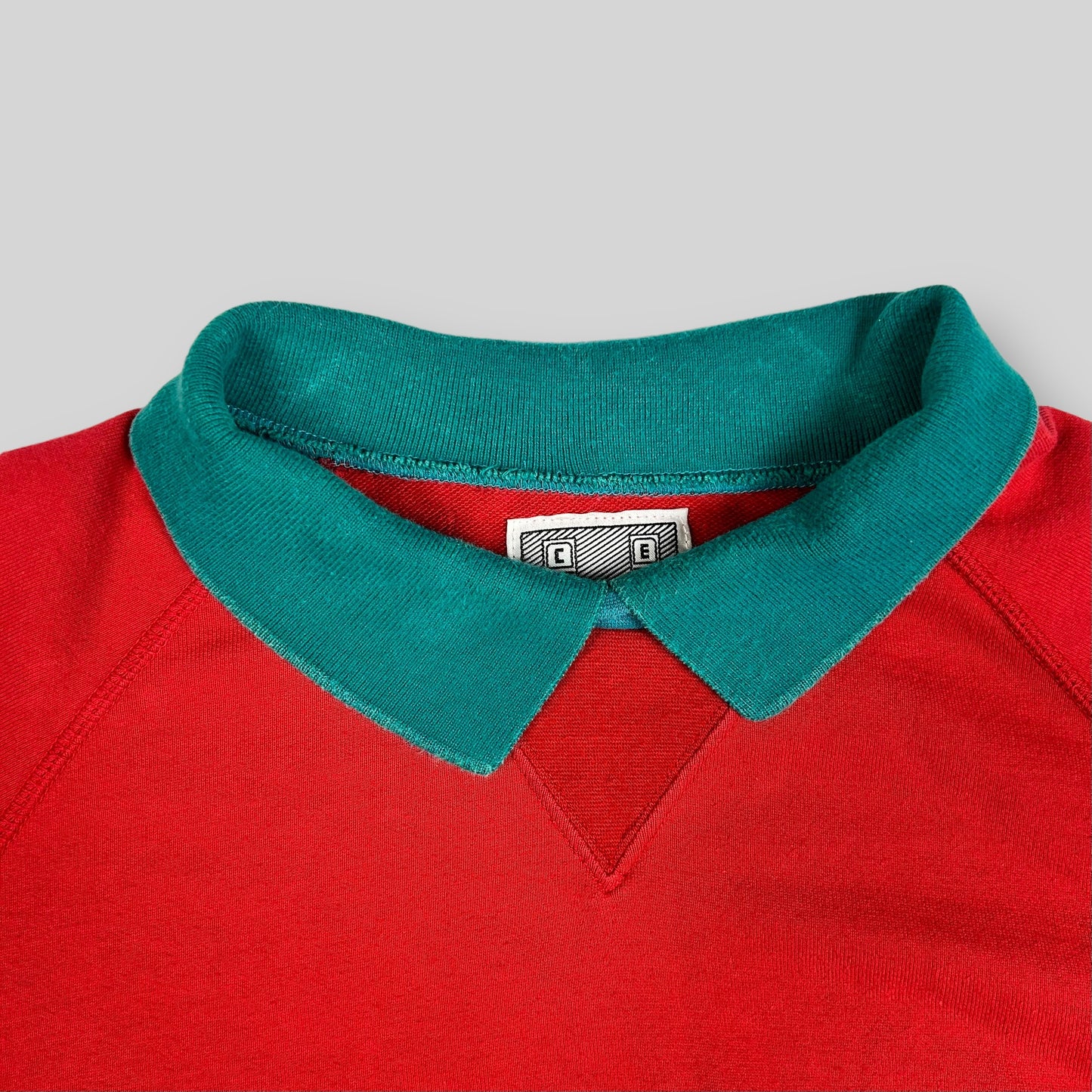 Cav Empt Collared Sweater Red/Green (Fits M/L)