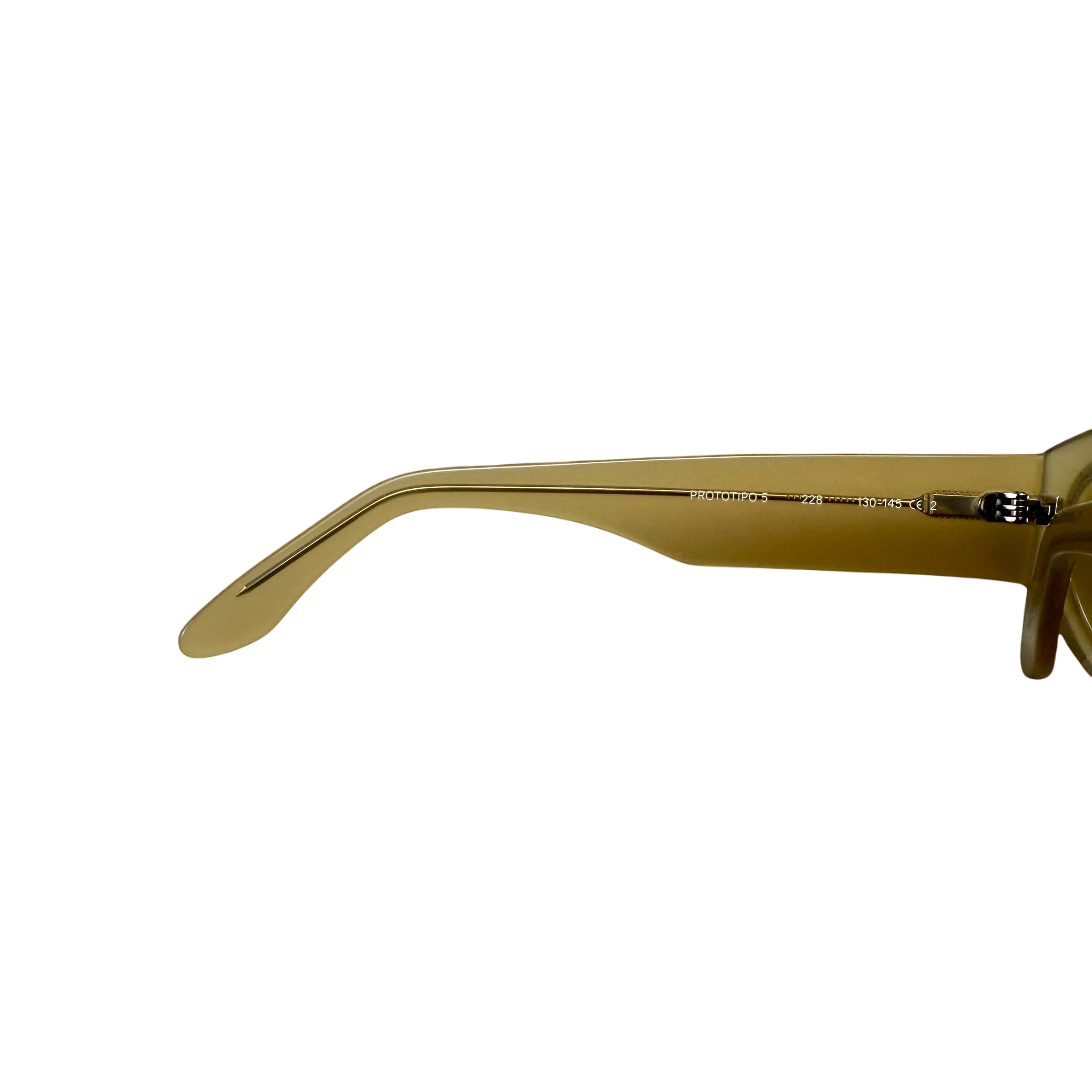 Sunnei Prototipo 5 Sunglasses Camel Yellow