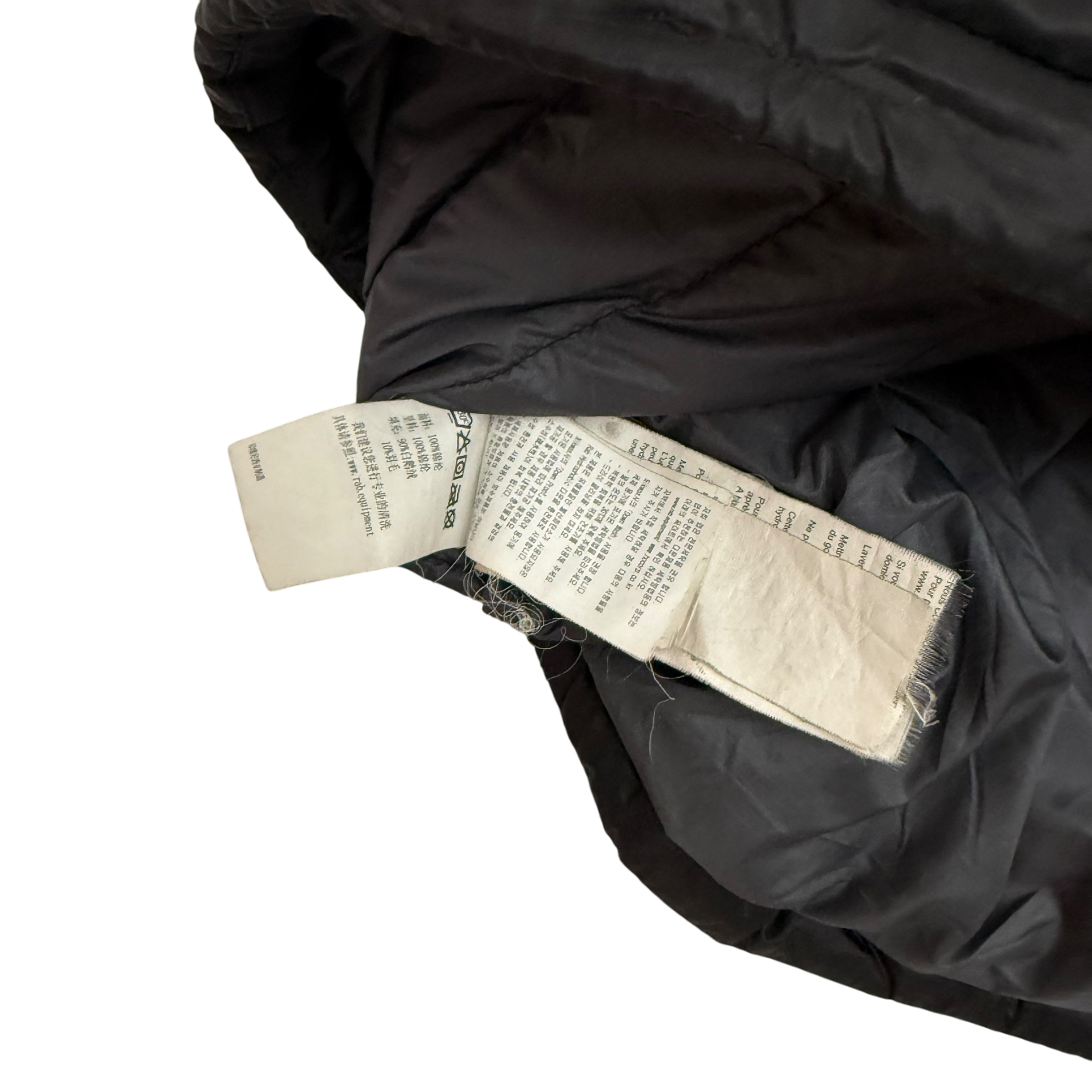 Rab Pertex Microlight Alpine Down Jacket Black (Size L)