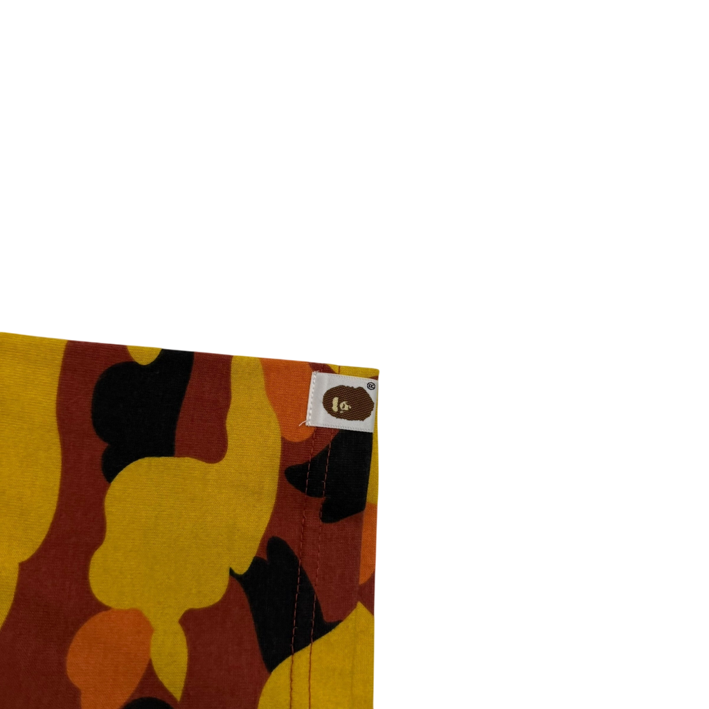 BAPE (A Bathing Ape) 1st Camo Shark T-shirt Orange (Fits M-L)