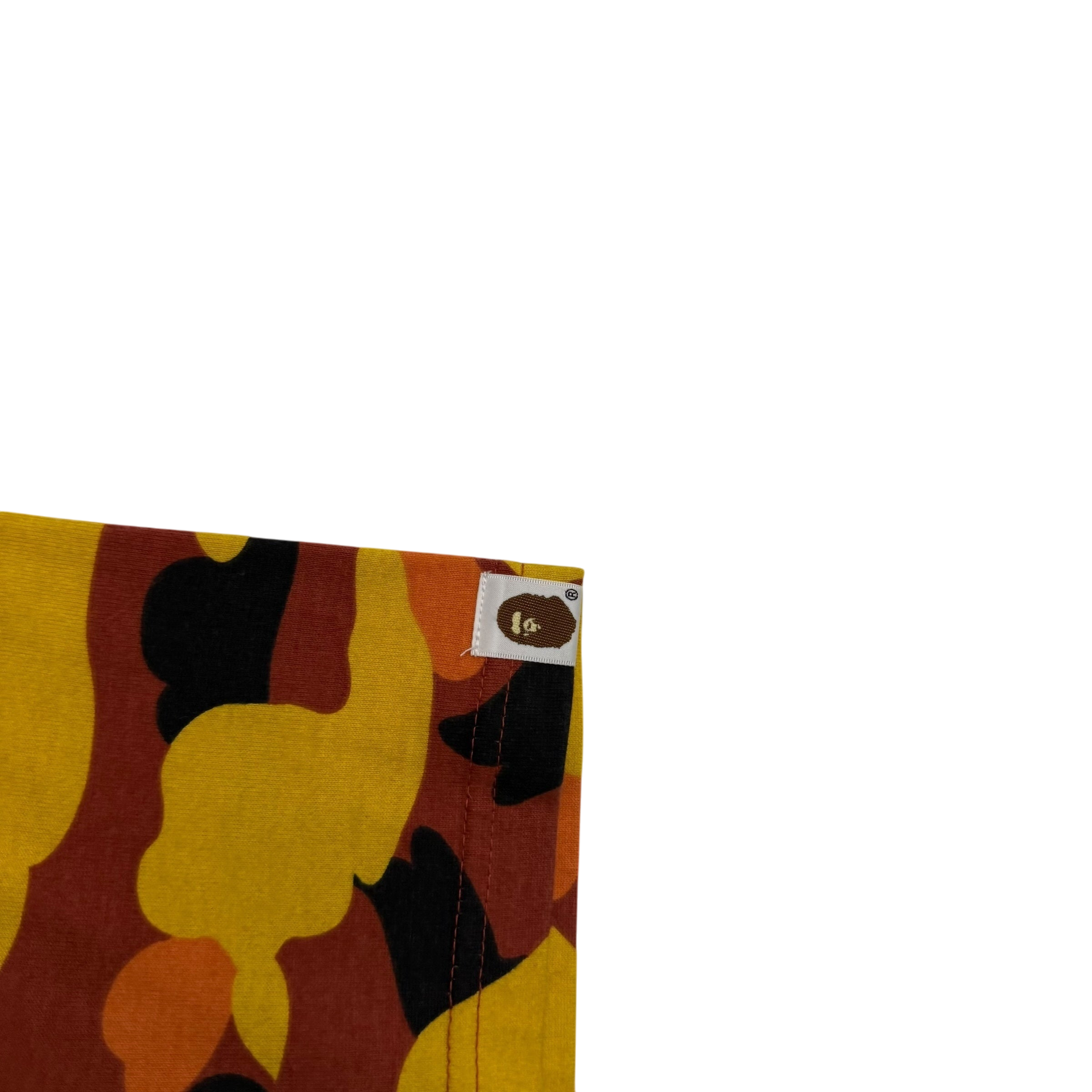BAPE (A Bathing Ape) 1st Camo Shark T-shirt Orange (Fits M-L)