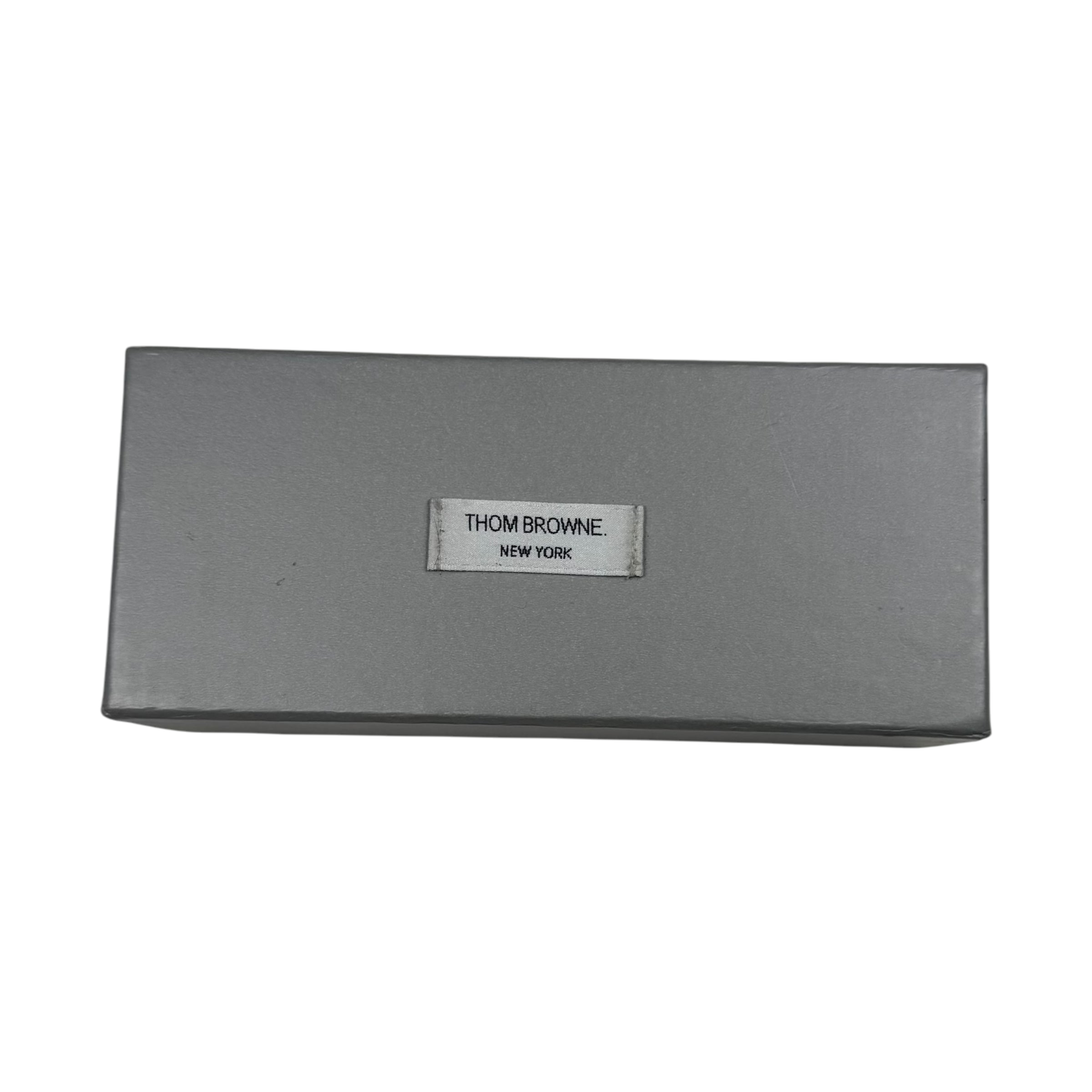 Thom Browne New York Square Sunglasses Navy/Gold