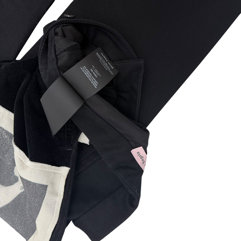 Palm Angels Corduroy Patchwork Pants Black (Size M)