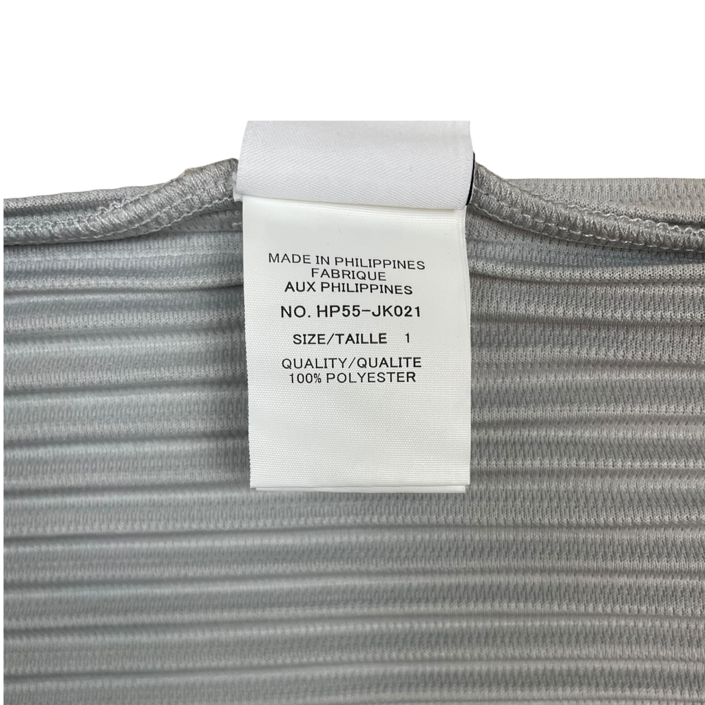 Issey Miyake Homme Plisse Pleated Long Sleeve Grey (Size 1)