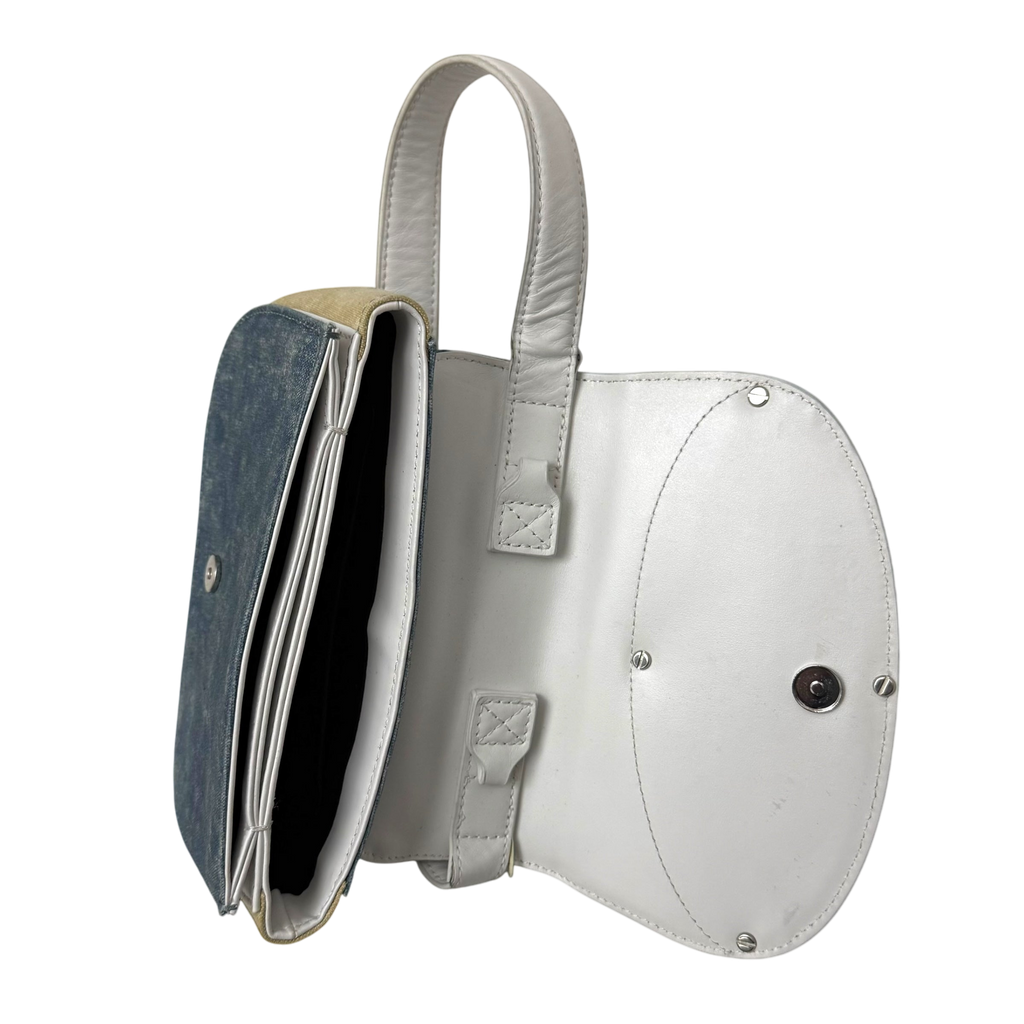 Diesel 1DR Womens Shoulder Bag Blue Denim