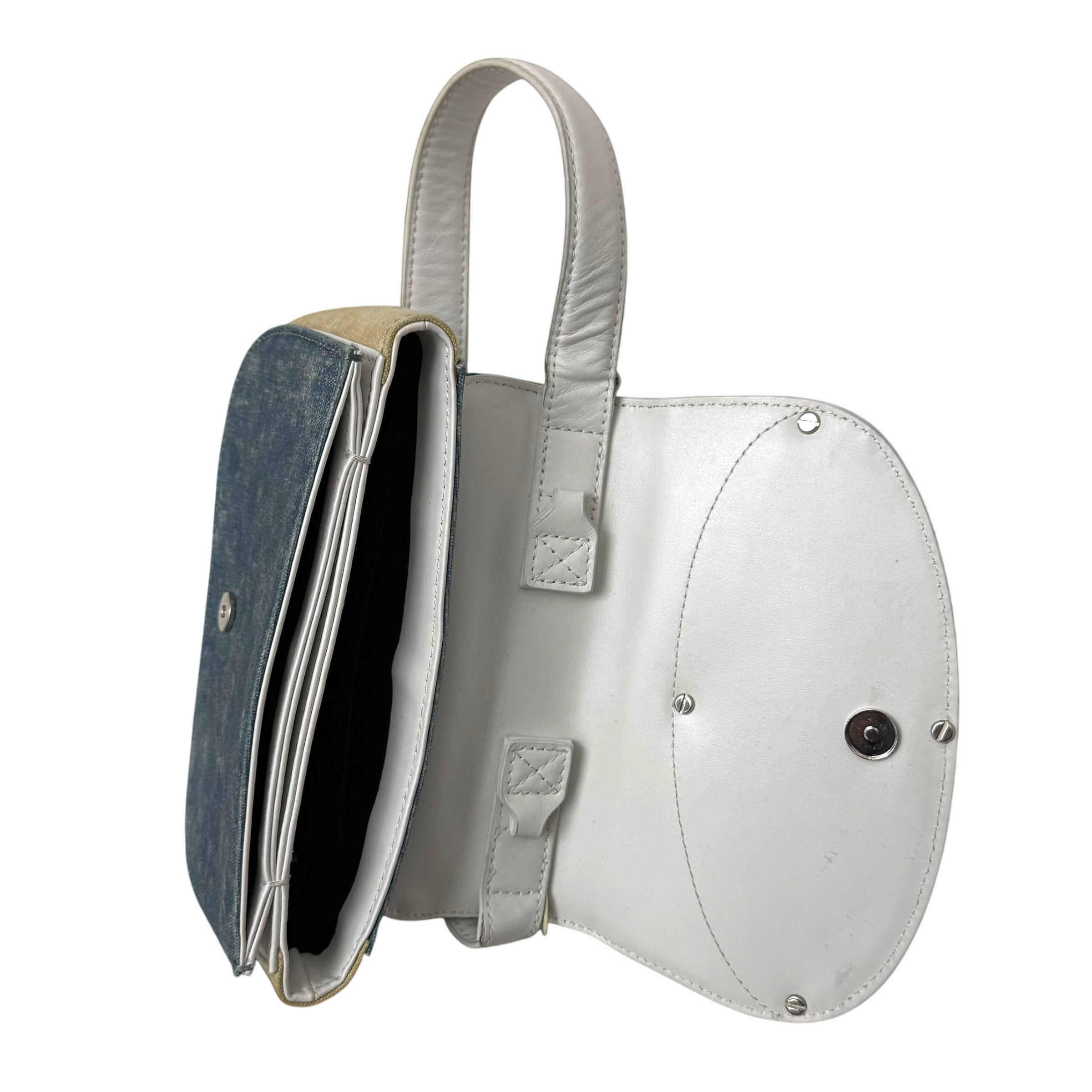 Diesel 1DR Womens Shoulder Bag Blue Denim