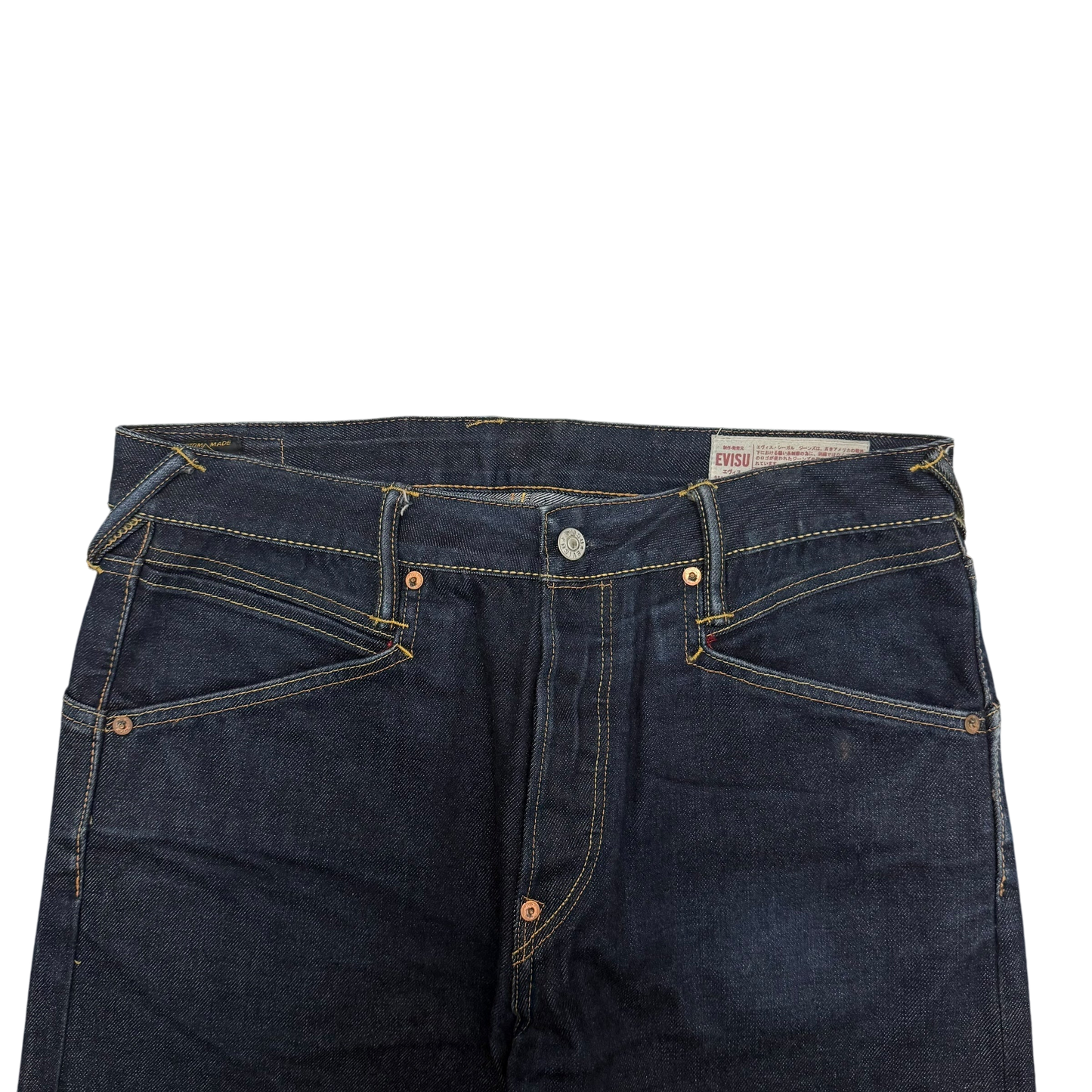 Evisu Pixel Diacock Logo Jeans (Size 31”)