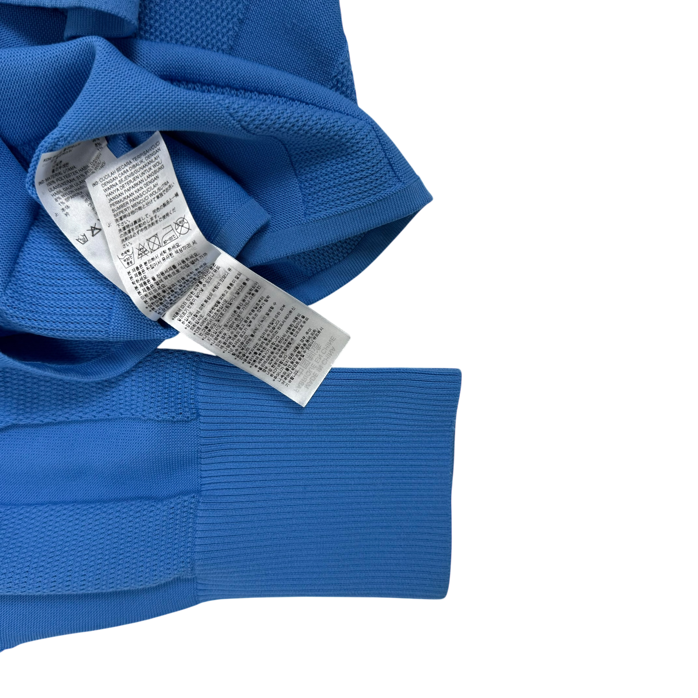 Wales Bonner x Adidas Knit Long Sleeve Football Shirt Blue / Cream (Size XL)