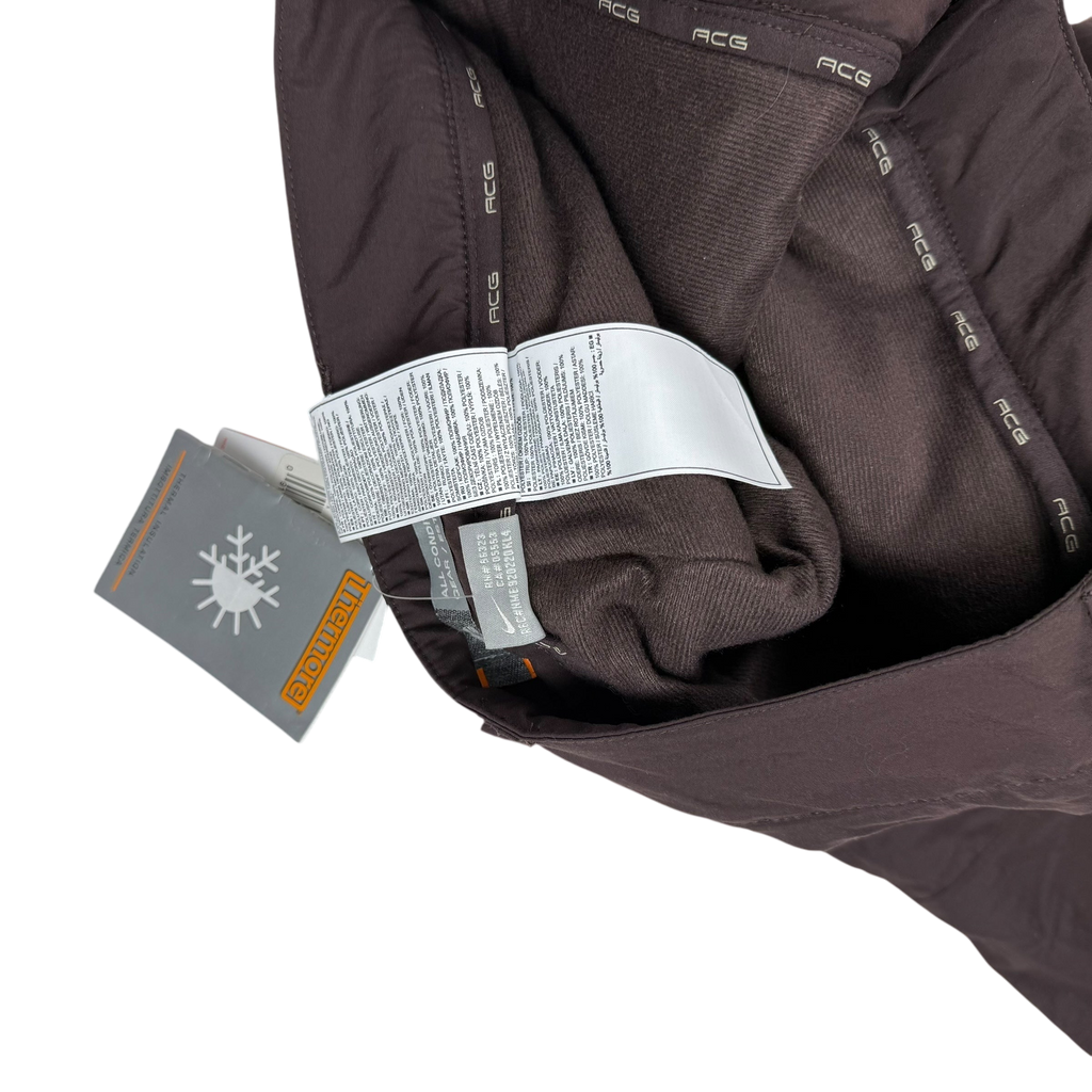 Nike ACG 00s Womens Insulated Cargo Pants Brown (Size 6)