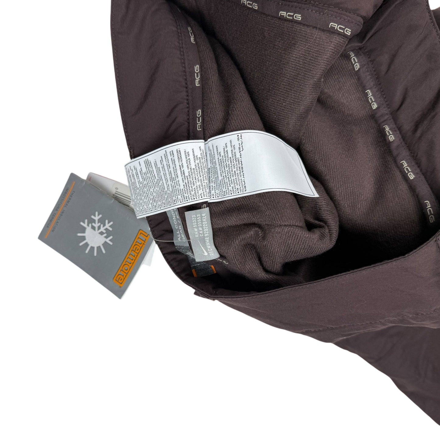 Nike ACG 00s Womens Insulated Cargo Pants Brown (Size 6)